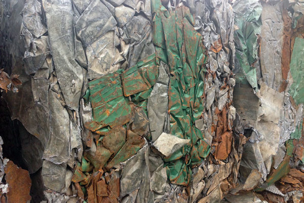 Bundle of Galvanized Iron Sheets supplied for melting companies - material photo 1