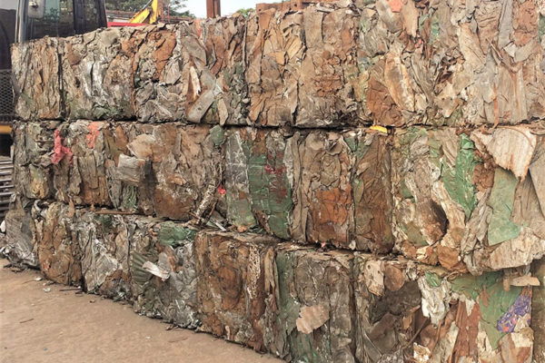 Bundle of Galvanized Iron Sheets supplied for melting companies - material photo 2