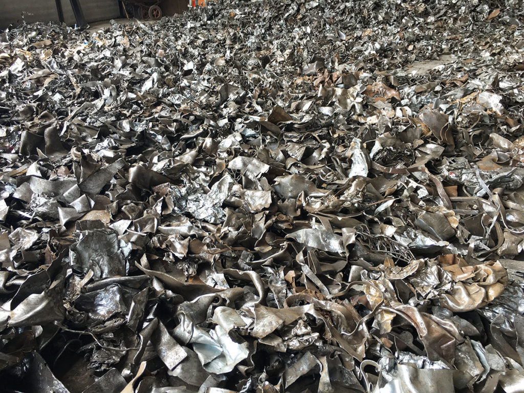Shredded Busheling material in the sell foundry trade context